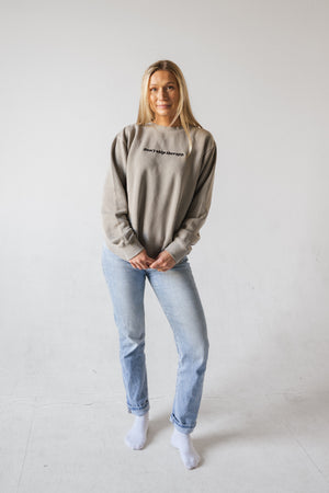 Don't Skip Therapy Embroidered Sweatshirt - 2 Pack